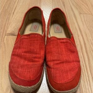 UGG Women's Vibrant Red Espadrilles
